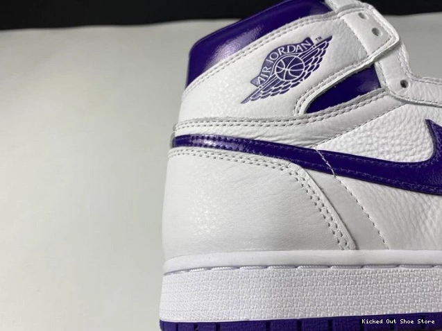 Kick Theory 1 HIGH JORDAN RETRO PURPLE AIR COURT CD0461-151 0726